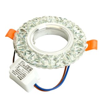 Светильник встраиваемый с белой LED подсветкой Feron CD905 потолочный MR16 G5.3 белый, 28848