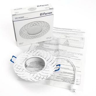 Светильник встраиваемый Feron GS-M388 потолочный MR16 G5.3 белый, 28888