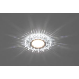 Светильник встраиваемый с белой LED подсветкой Feron CD910 потолочный MR16 G5.3 прозрачный, 28893
