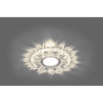 Светильник встраиваемый с белой LED подсветкой Feron CD921 потолочный MR16 G5.3 прозрачный, 28896