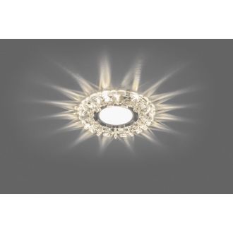 Светильник встраиваемый с белой LED подсветкой Feron CD927 потолочный MR16 G5.3 прозрачный, 28902