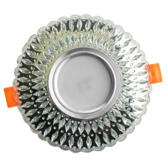Светильник встраиваемый с белой LED подсветкой Feron CD937 потолочный MR16 G5.3 прозрачный, 29470