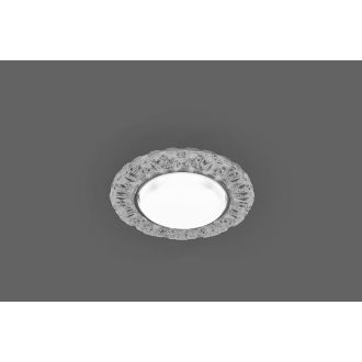 Светильник встраиваемый с белой LED подсветкой Feron CD4023 потолочный GX53 без лампы прозрачный, 29476