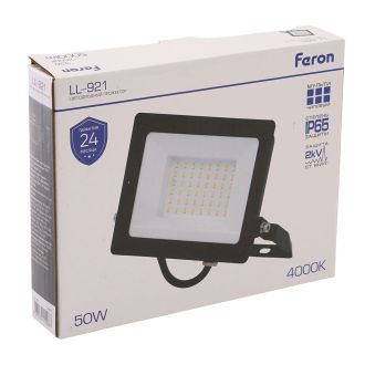 Светодиодный прожектор Feron LL-921 IP65 50W 4000K, 29497