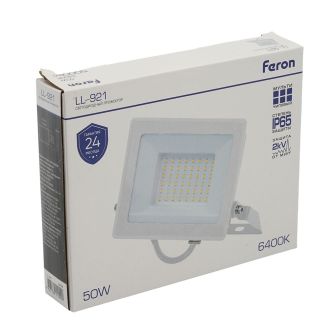 Светодиодный прожектор Feron LL-921 IP65 50W 6400K, 29498