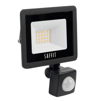 Светодиодный прожектор SAFFIT с выносным датчиком SFL80-20 IP65 20W 6400K черный, 29522