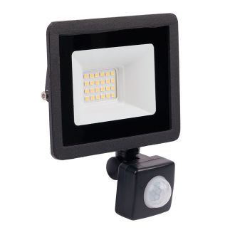 Светодиодный прожектор SAFFIT с выносным датчиком SFL80-30 IP65 30W 6400K черный, 29523