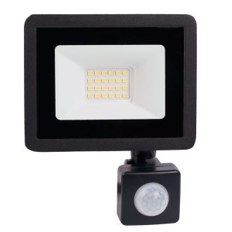 Светодиодный прожектор SAFFIT с выносным датчиком SFL80-30 IP65 30W 6400K черный, 29523