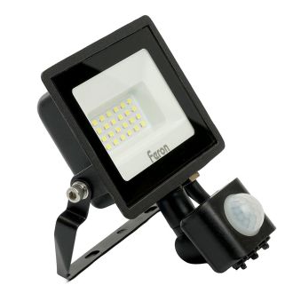 Светодиодный прожектор Feron с датчиком LL-906 IP65 20W 6400K, 29556