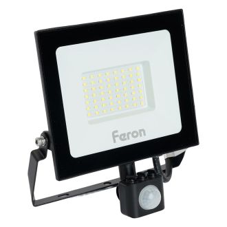Светодиодный прожектор Feron с датчиком LL-908 IP65 50W 6400K, 29558