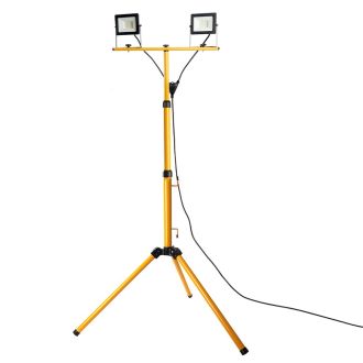 Светодиодный прожектор Feron LL-502 на штативе IP65 2*30W 6400K, 29567