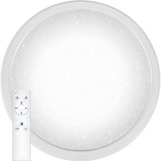 Светодиодный управляемый светильник накладной Feron AL5000 STARLIGHT тарелка 36W 3000К-6500K белый с кантом, 29633