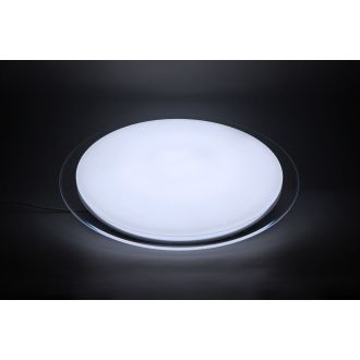 Светодиодный управляемый светильник накладной Feron AL5000 STARLIGHT тарелка 36W 3000К-6500K белый с кантом, 29633