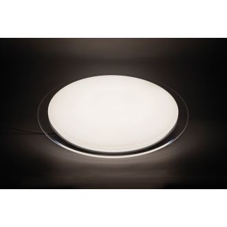Светодиодный управляемый светильник накладной Feron AL5000 STARLIGHT тарелка 36W 3000К-6500K белый с кантом, 29633