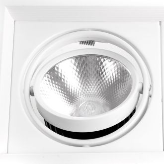 Светодиодный светильник Feron AL202 карданный 2x20W 4000K 35 градусов, белый, 29777