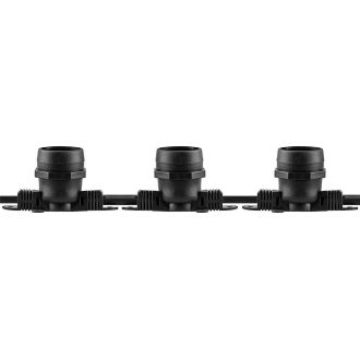Гирлянда Feron CL25-25 Белт-лайт 230V черный IP65 25м, 29880 (комплект 25 шт.)