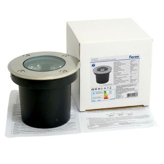 Светодиодный светильник тротуарный (грунтовый) Feron SP4111 3W 2700K 230V IP67, 32012