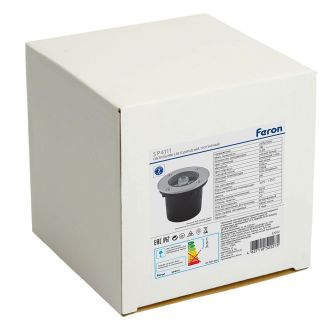 Светодиодный светильник тротуарный (грунтовый) Feron SP4111 3W 2700K 230V IP67, 32012