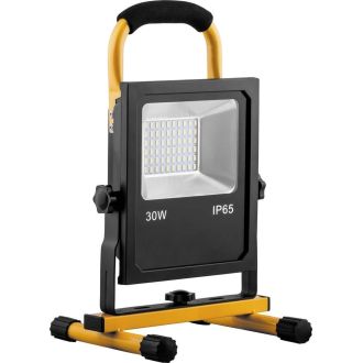 Светодиодный прожектор Feron LL-913 переносной с зарядным устройством IP65 30W 6400K, 32089