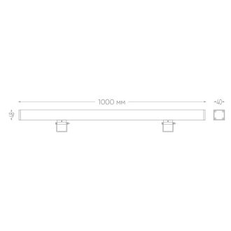 Светодиодный линейный прожектор для подсветки стен Feron LL-889 18W RGB 85-265V IP65, 32156