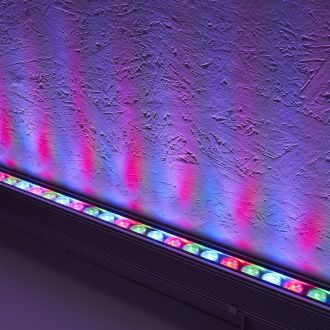 Светодиодный линейный прожектор для подсветки стен с DMX Feron LL-892 36W RGB DC24V IP65, 32259