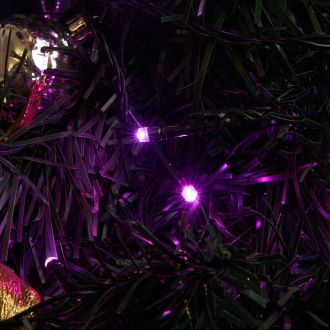 Светодиодная гирлянда Feron CL03 линейная 230V розовый c питанием от сети, 32294