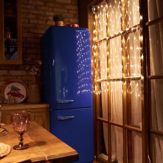 Светодиодная гирлянда Feron CL30 сеть 2х2м + 3м 230V 2700К c питанием от сети, прозрачный шнур, 32360