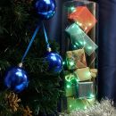 Светодиодная гирлянда Feron CL570 линейная Роса, зеленый, 2м + 0.5м, с питанием от батареек, прозрачный шнур, 32366