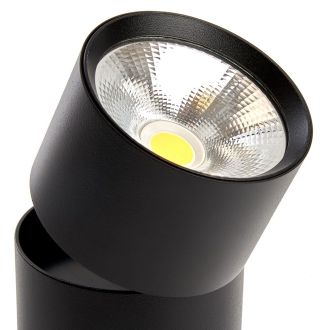 Светодиодный светильник Feron AL520 накладной 25W 4000K черный, 32464