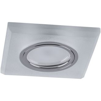 Светильник встраиваемый с белой LED подсветкой Feron CD8170 потолочный MR16 G5.3 белый матовый, 32571