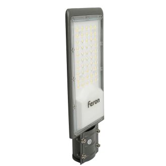 Светодиодный уличный консольный светильник Feron SP3031 30W 6400K 230V, серый, 32576