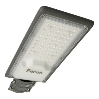 Светодиодный уличный консольный светильник Feron SP3031 30W 6400K 230V, серый, 32576
