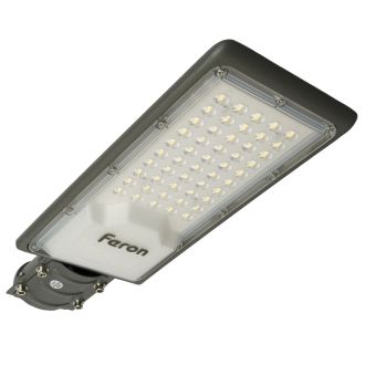 Светодиодный уличный консольный светильник Feron SP3032 50W 6400K 230V, серый, 32577