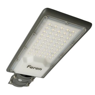 Светодиодный уличный консольный светильник Feron SP3032 50W 6400K 230V, серый, 32577