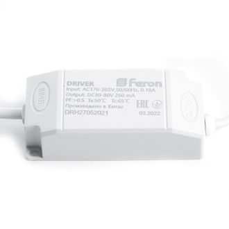 Светодиодный светильник Feron AL251 встраиваемый 20W 4000K белый серия MarketBright, 32616