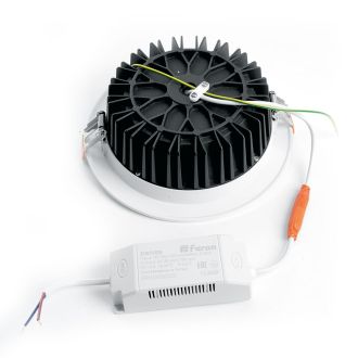 Светодиодный светильник Feron AL253 встраиваемый 30W 4000K белый серия MarketBright, 32627