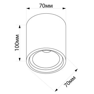 Светильник потолочный Feron ML175 MR16 GU10 35W 230V, черный, золото, 32633