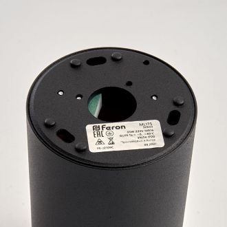 Светильник потолочный Feron ML175 MR16 GU10 35W 230V, черный, золото, 32633
