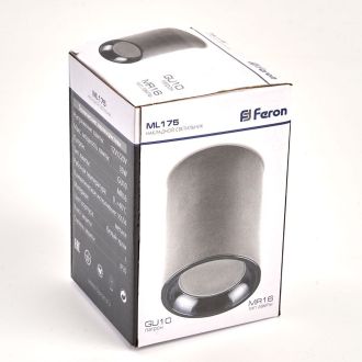 Светильник потолочный Feron ML175 MR16 GU10 35W 230V, белый, хром, 32634