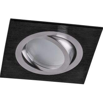 Светильник встраиваемый Feron DL2801 потолочный MR16 G5.3 черный-хром, 32638