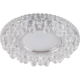 Светильник встраиваемый с LED подсветкой Feron CD941 потолочный MR16 G5.3 прозрачный, 32654