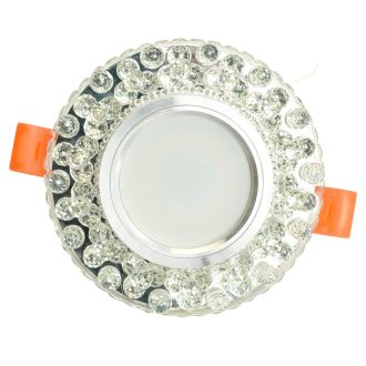 Светильник встраиваемый с LED подсветкой Feron CD941 потолочный MR16 G5.3 прозрачный, 32654