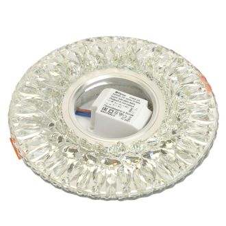 Светильник встраиваемый с LED подсветкой Feron CD942 потолочный MR16 G5.3 прозрачный, 32655