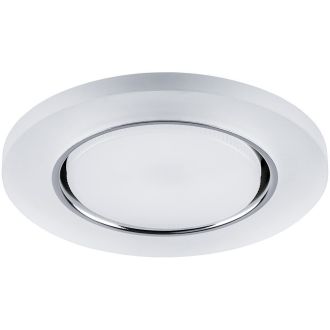 Светильник встраиваемый с белой LED подсветкой Feron CD5020 потолочный GX53 без лампы, белый матовый, 32659