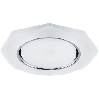Светильник встраиваемый с белой LED подсветкой Feron CD5021 потолочный GX53 без лампы, белый матовый, 32660