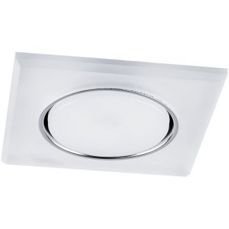 Светильник встраиваемый с белой LED подсветкой Feron CD5022 потолочный GX53 без лампы, белый матовый, 32661