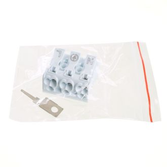 Клемма монтажная с/з STEKKER, LD294-5103, для подключения фазных проводников 3 полюса, 3 контактные группы (3 ввода, 3 вывода на полюс), 32736 (комплект 100 шт.)