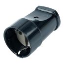 Розетка переносная 1-местная с/з STEKKER, PST16-40-200, пластик 250В, 16А, IP20, черный, 32854 Розетка переносная 1-местная с/з STEKKER, PST16-40-200, пластик 250В, 16А, IP20, черный, 32854