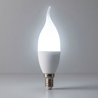 Лампа светодиодная Feron LB-970 Свеча на ветру E14 13W 175-265V 6400K, 38114