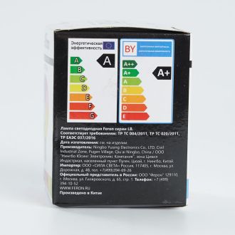 Лампа светодиодная Feron LB-371 Шар матовый E27 3W 230V RGB плавная смена цвета, 38115